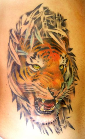 Фото и  значения татуировки Тигр. X_37e29490